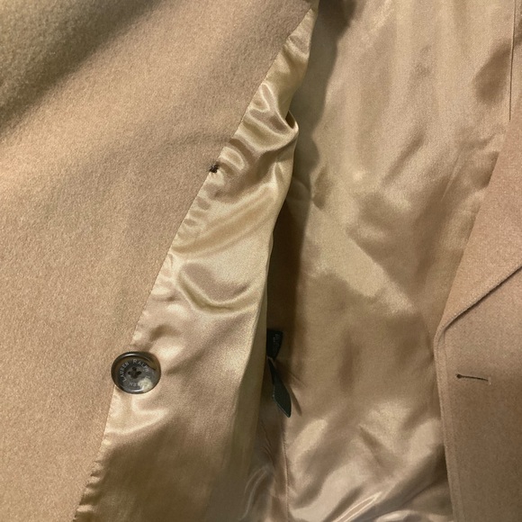 Ralph Lauren Camel Double-Breasted Pea Coat - Picture 4 of 11